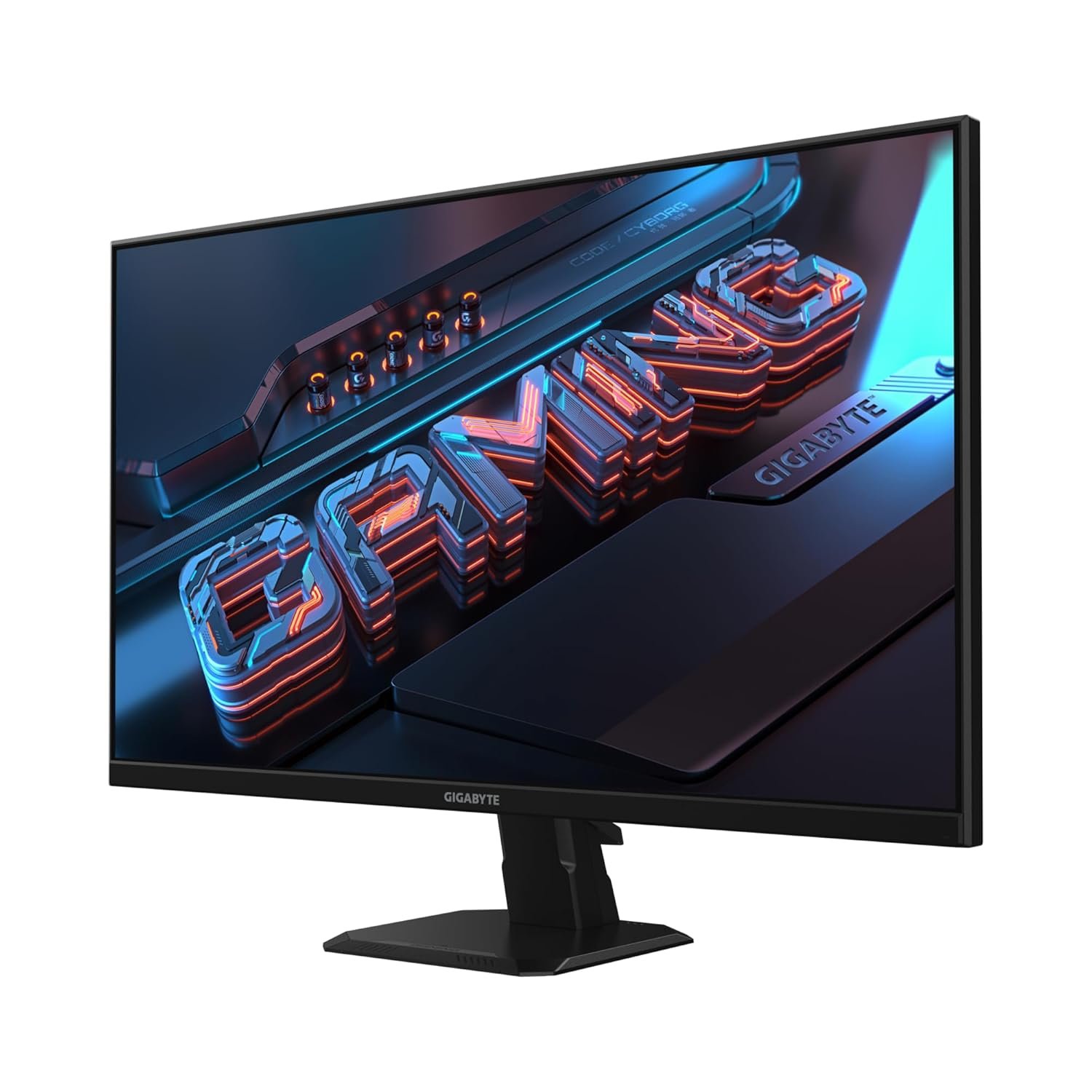 Monitor Gigabyte Gaming 27 Inch GS27FA | SS IPS Display, 180Hz, 1920 X 1080 (FHD), 300 cd/m2 (TYP) Brightness, 16.7M Display Colors, 1Ms (MPRT) Response Time, 105% Srgb, 2 x HDMI 2.0, 1 x Displayport 1.4, HDR Ready, Flicker-Free, VESA Wall Mounting, Black