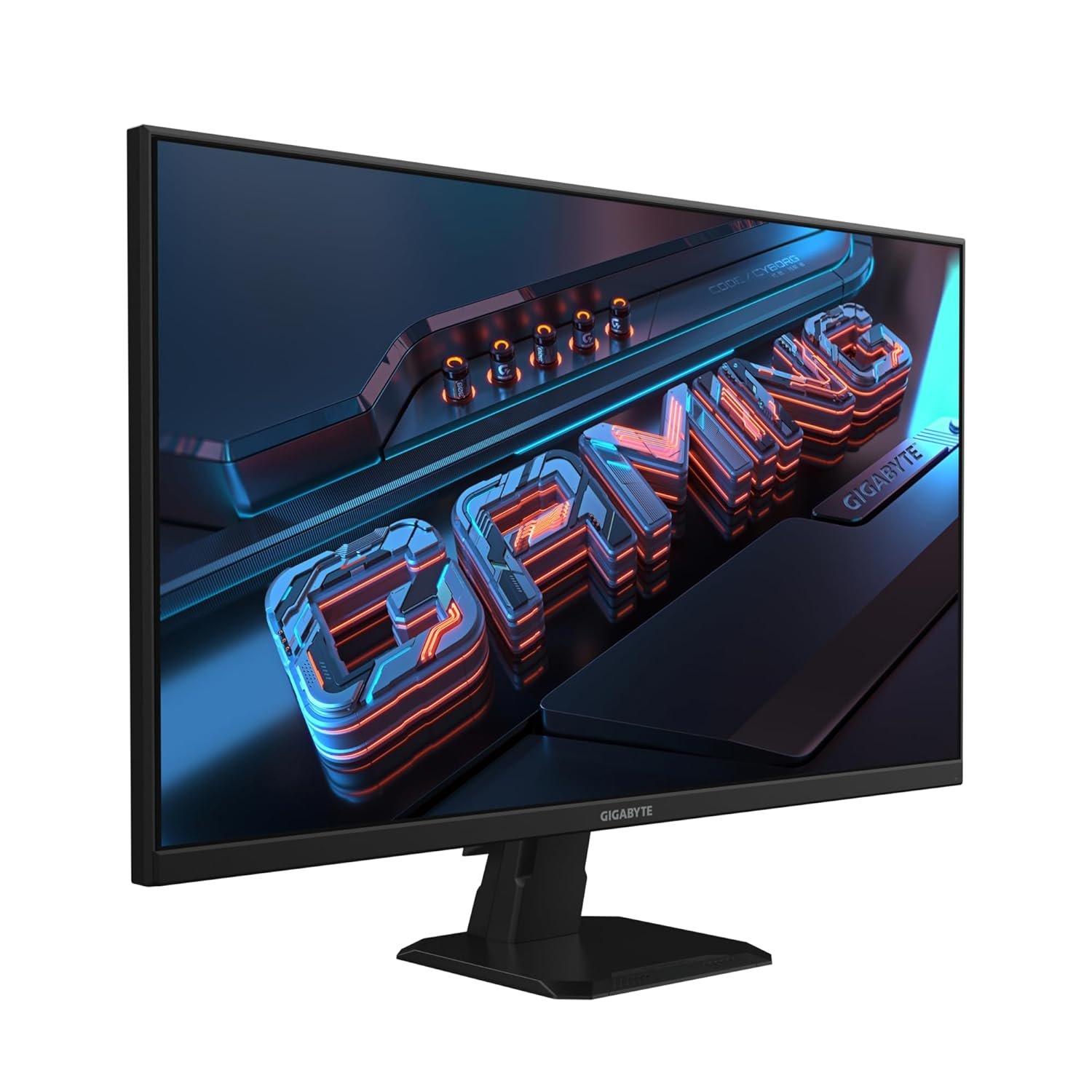 Monitor Gigabyte Gaming 27 Inch GS27FA | SS IPS Display, 180Hz, 1920 X 1080 (FHD), 300 cd/m2 (TYP) Brightness, 16.7M Display Colors, 1Ms (MPRT) Response Time, 105% Srgb, 2 x HDMI 2.0, 1 x Displayport 1.4, HDR Ready, Flicker-Free, VESA Wall Mounting, Black