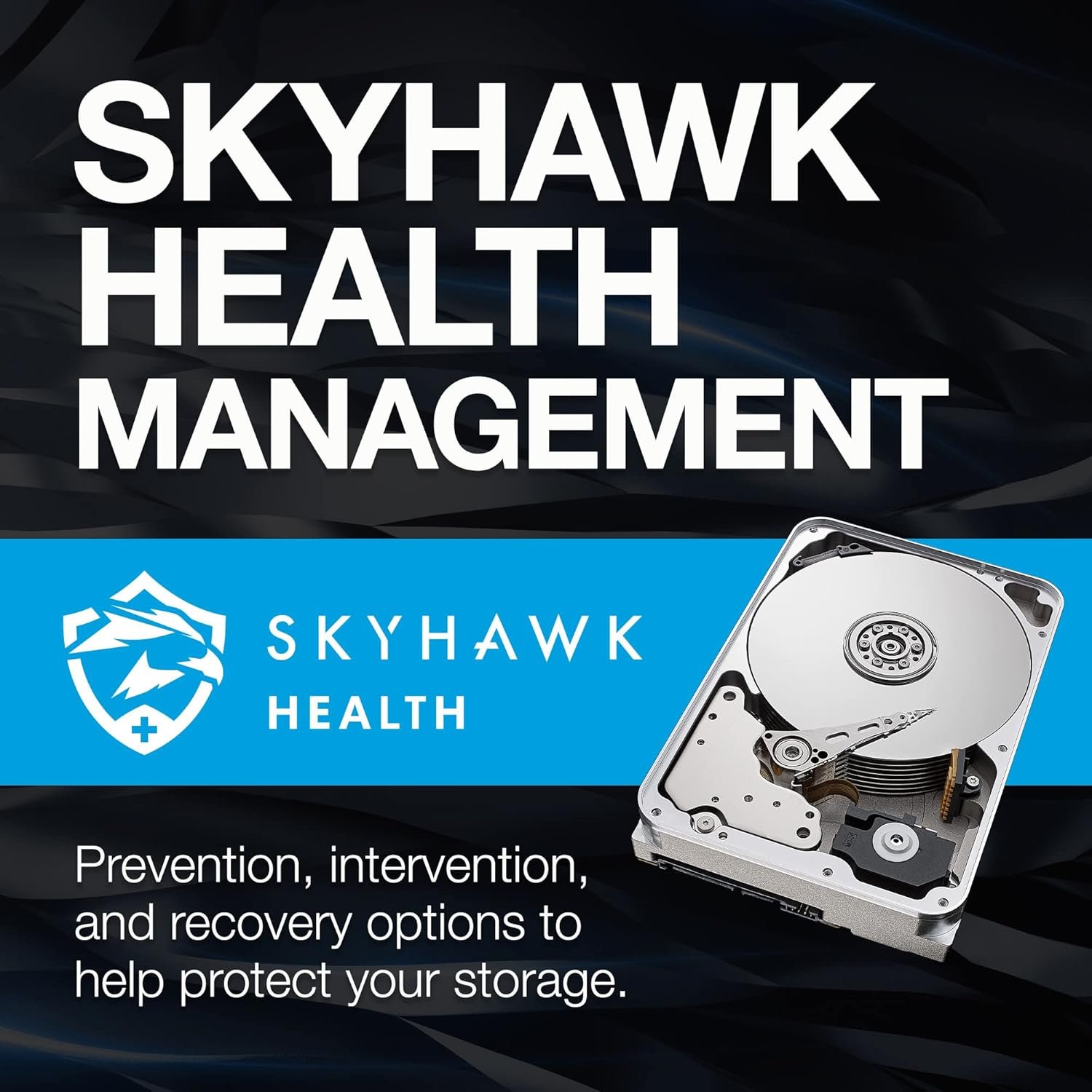 Harddisk Seagate Skyhawk AI 8tb Video Internal Hard Drive HDD 3.5 Inch SATA 6Gb/s 256MB Cache for DVR, NVR, Security Camera System (ST8000VE001)