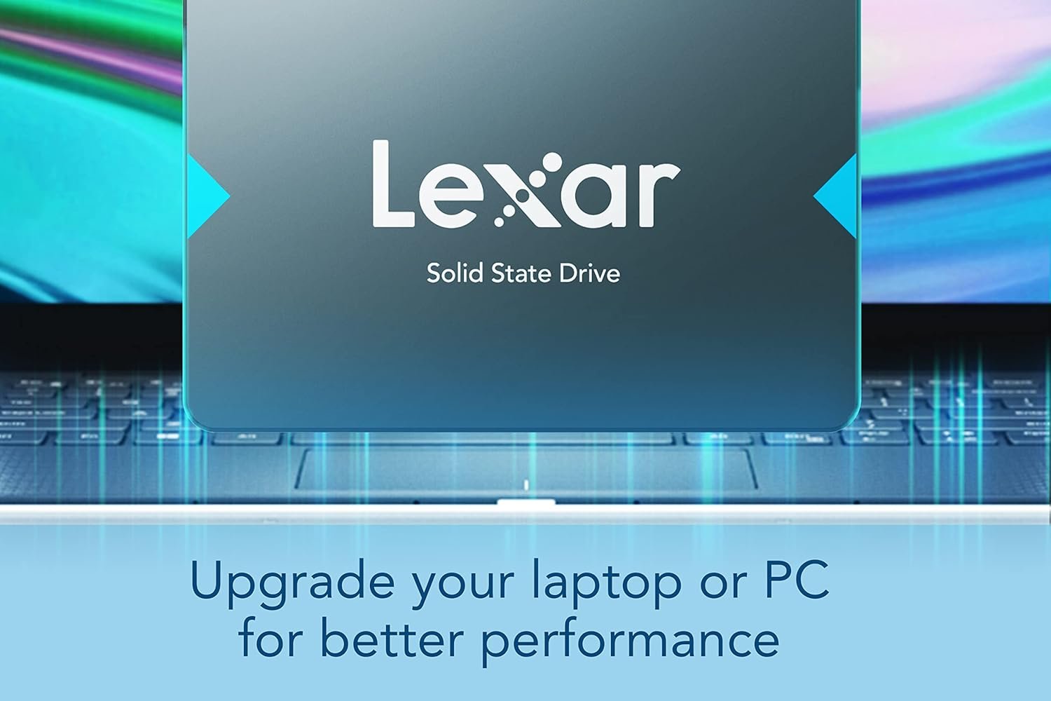 Hard Disk Drive Harddisk Lexar NQ100 1TB LNQ100X001T-RNNNG | 2.5 Inch SATA III (6Gb/s) Internal SSD, Upto 550MB/s Read, For PC, Laptop & Desktop, Black