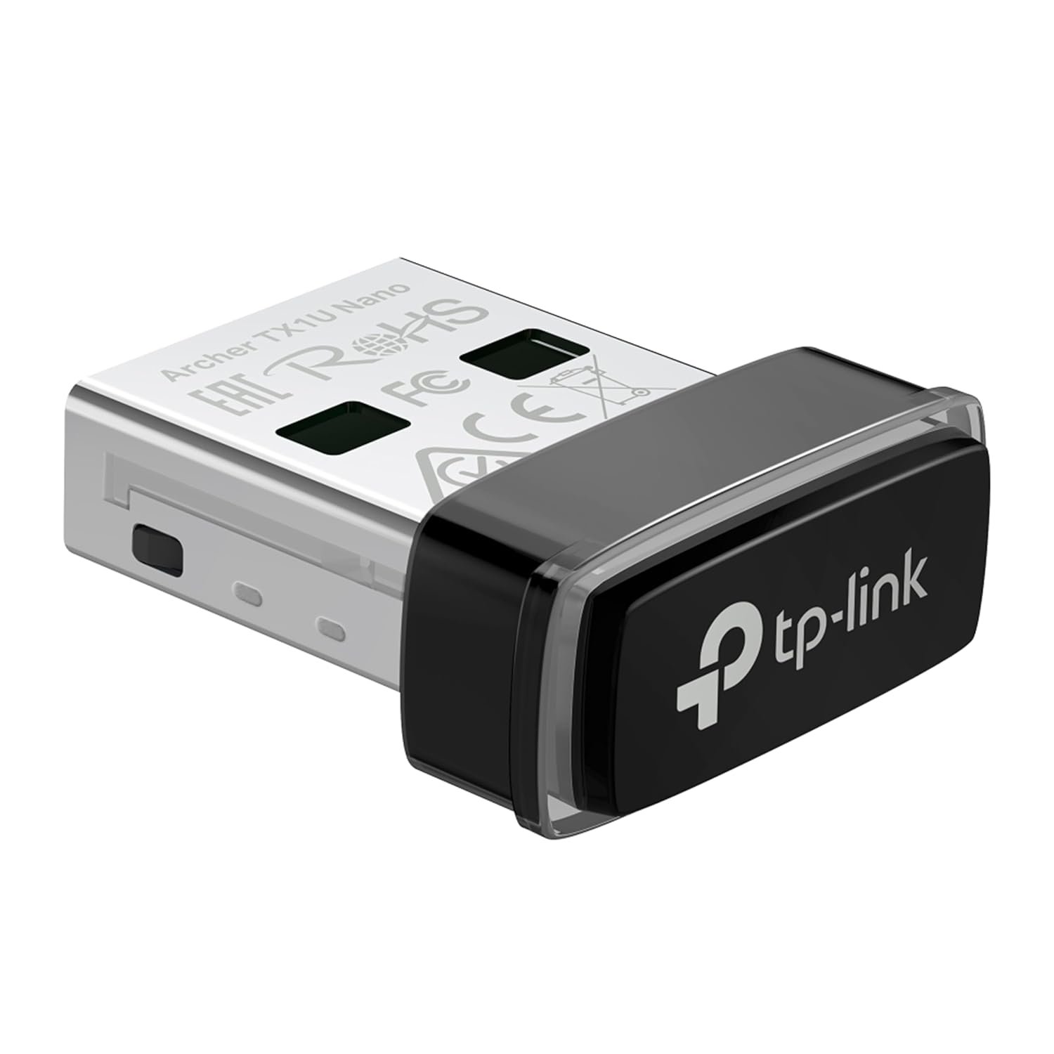 Adapter TP-Link Archer TX1U Nano | AX300 Nano Wi-Fi 6 Wireless USB Adapter, 287 Mbps, MU-MIMO & OFDMA Support, Access Point Mode, Easy Setup, Supports Windows 11/10/7 and Linux, Lightning Speed, Compact & Portable, Black