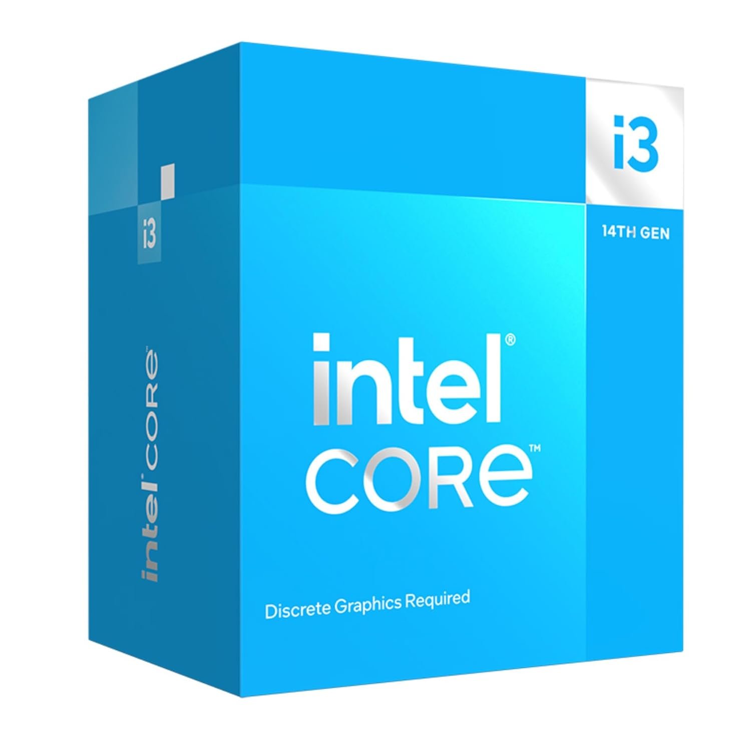 CPU Intel Core i3-14100F | 14th Gen, 4 Cores/8 Threads, up to 4.7GHz, 12MB Cache, 58W TDP, DDR4/DDR5 Support, LGA1700, No iGPU