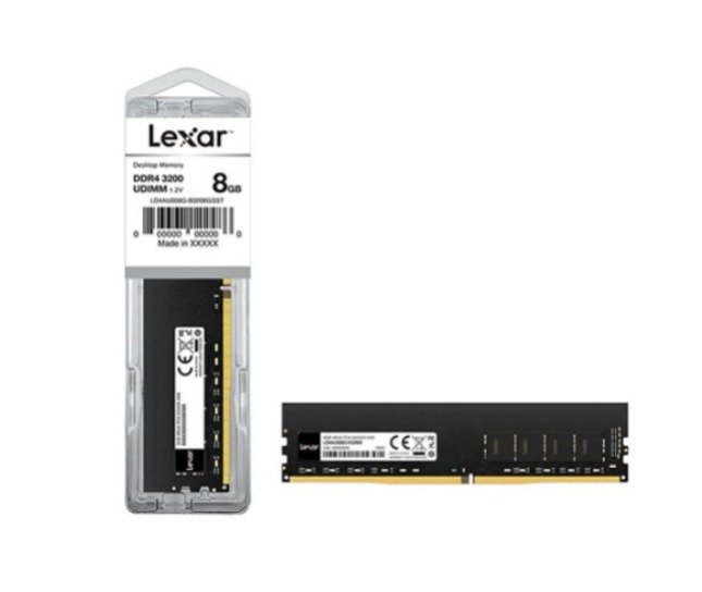 RAM Lexar 8GB DDR4 3200 MHz UDIMM Desktop LD4AU008G-B3200GSST