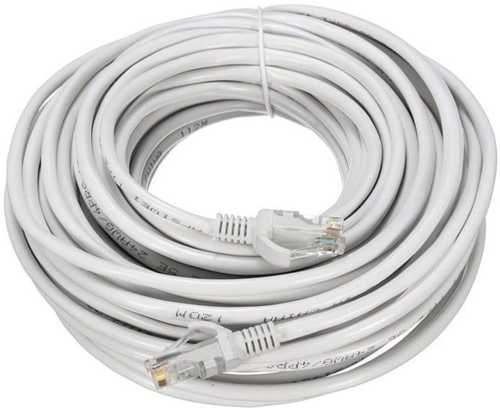 Patch Cable Haze Cat6 30mtr | LAN Wire High Speed Internet Cable, Compatible with Laptop, PC, Router, Modem