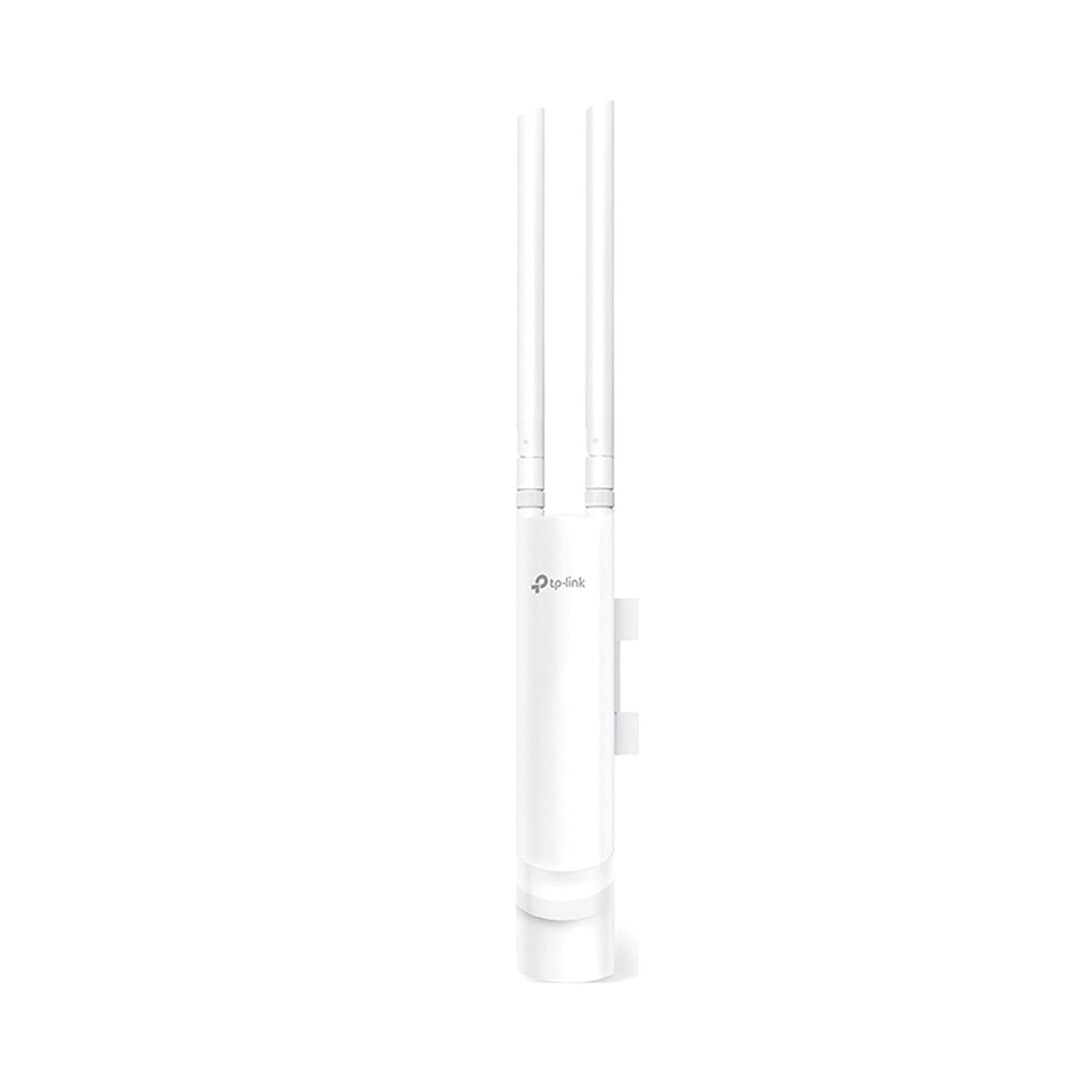 Net TP-Link Omada AC1200 Wireless MU-MIMO Gigabit Outdoor Access Point EAP225-Outdoor | Mesh Technology, Cloud Centralized Management, 2 Dual_Band Omni Antennas, 2.4GHz, Long Range Coverage, Seamless Roaming, PoE Adapter Included, White
