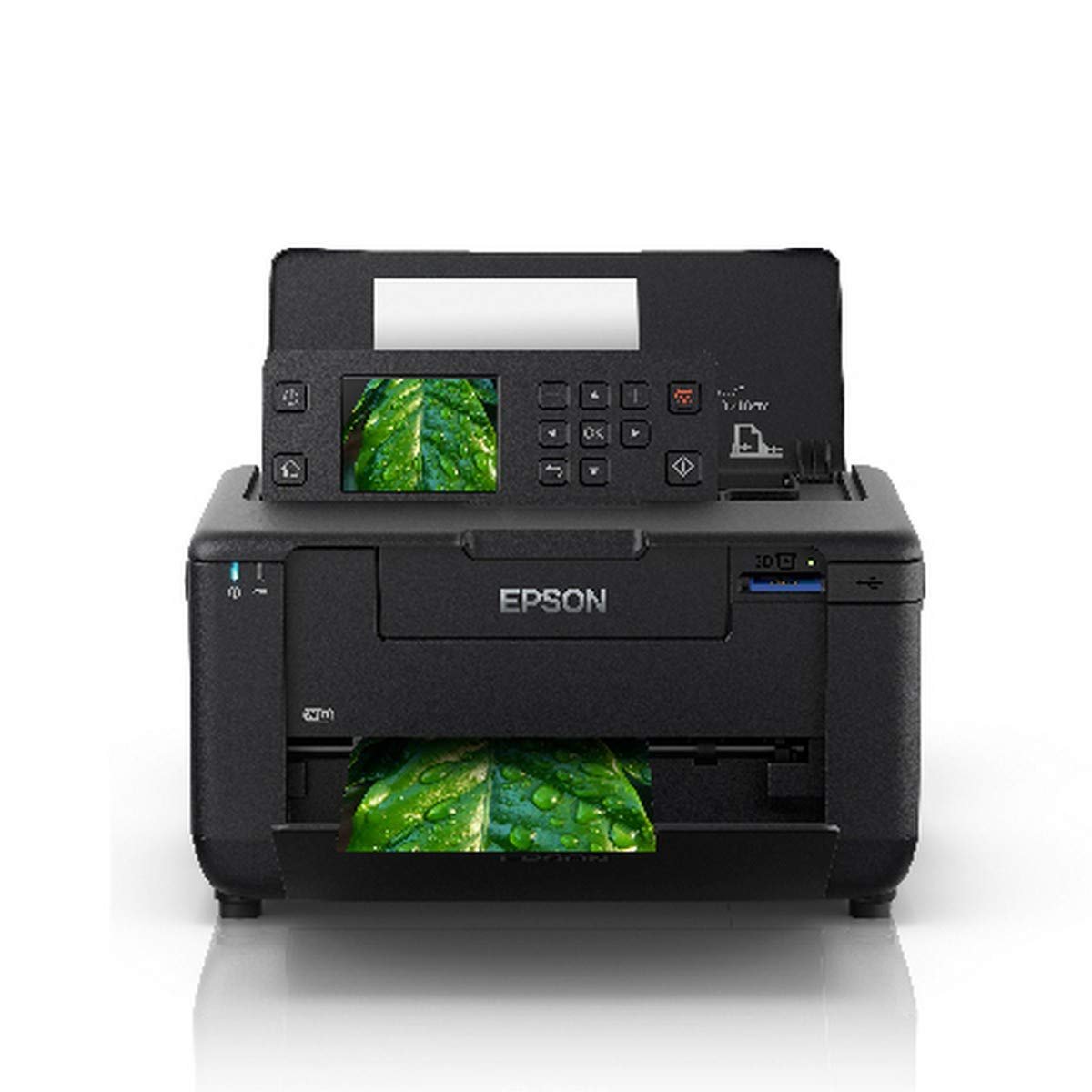 Printer Epson PictureMate PM520 WiFi Photo Colour Printer, Print Resolution Upto 5760dpi, Rechargeble Battery Option, Lightweight & Portable, Black