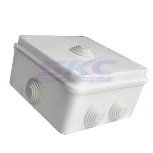 PVC Junction box waterproof plastic 5 Inch x 5 Inch Ip67 box for mounting cctv cameras | Virgin Quality, 1st Grade Plastic Material