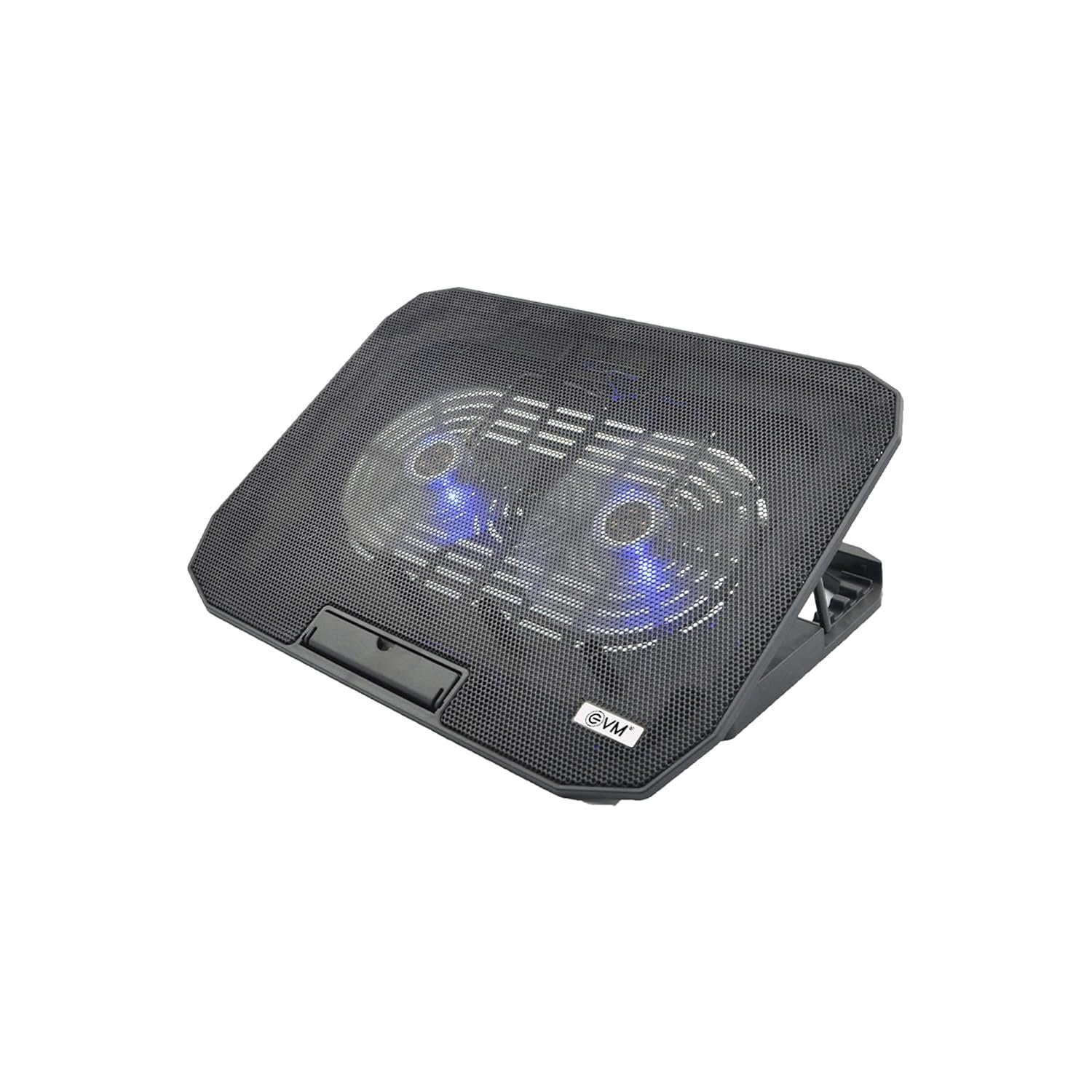 Cooling Pad EVM Enlap Cool 2.0 EVM-LCR03 | Cooling Pad for Laptop with 2 Fans, 17–28 dBA Noise, 47 CFM Airflow, 1200 RPM Fan Speed, Black