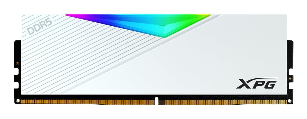 Ram XPG Adata Lancer AX5U6000C3032G-CLARWH | RGB 32GB DDR5 6000 Mhz 1.35V Desktop Memory