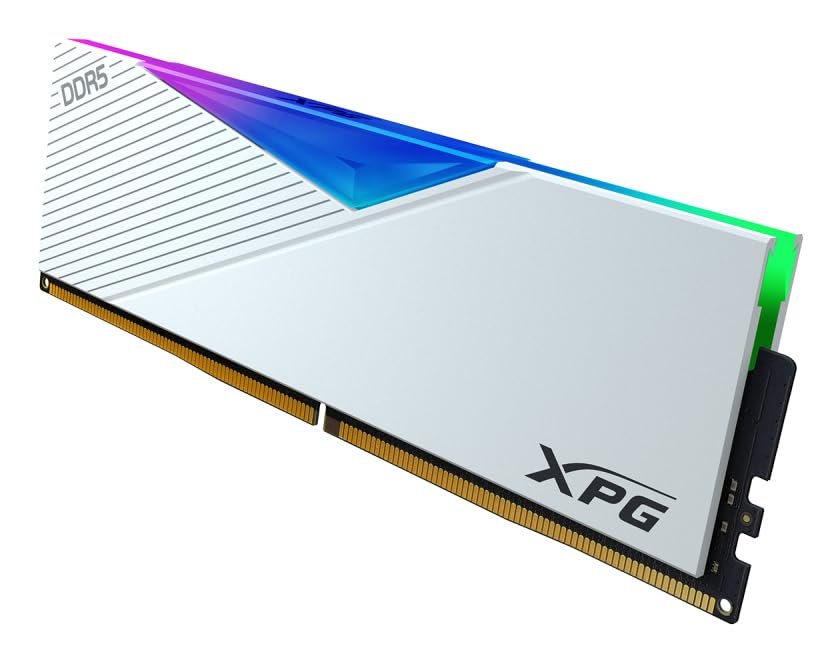 Ram XPG Adata Lancer AX5U6000C3032G-CLARWH | RGB 32GB DDR5 6000 Mhz 1.35V Desktop Memory