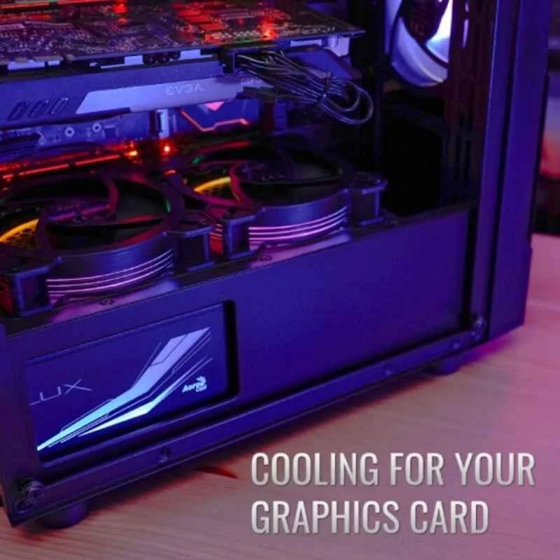 Cabinet Aerocool ACCM-PV20022.11 Menace Saturn RGB High-Performance Mid Tower Gaming PC Case Mesh Front Panel with Full Tempered Glass Side Panel & 2 RGB Fans, Gaming Pc Case, Black