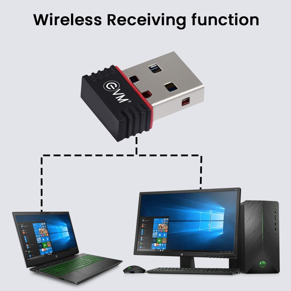 USB Wifi Dongle EVM ENWIFI WA01 EVM-USBD-01 | Up to 150Mbps, 2.4-2.4835GHz, Operating Temperature 0°C ~ 40°C, 802.11b/g/n Devices Compatible, Black