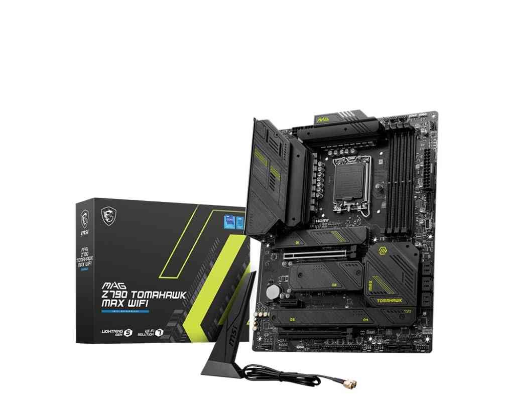 Motherboard MSI MAG Z790 TOMAHAWK MAX WIFI | Support Intel® Core™ 14th/ 13th/ 12th Gen Processors, Intel® Pentium® Gold & Celeron® Processors for LGA 1700 Socket, Supports DDR5 Memory, 7200+MHz/ OC, 1 x PCIe 5.0 x16, 1 x M.2 Gen5, 2.5G LAN, Wi-Fi 7, Black
