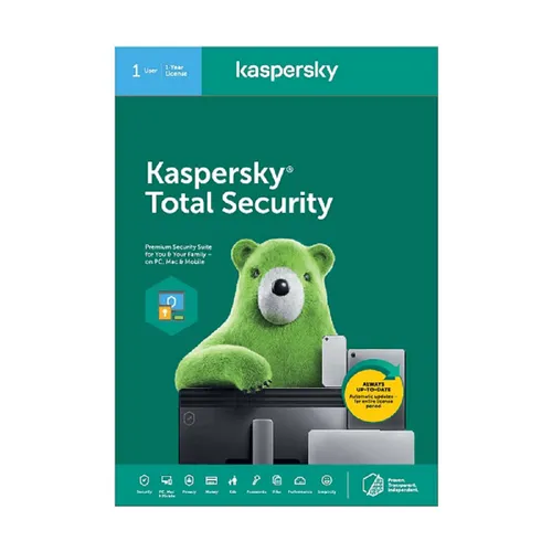 Software Kaspersky Total Security - 1 User, 1 Year (CD) | Email delivery in 1 hour during working hours 9am to 5pm