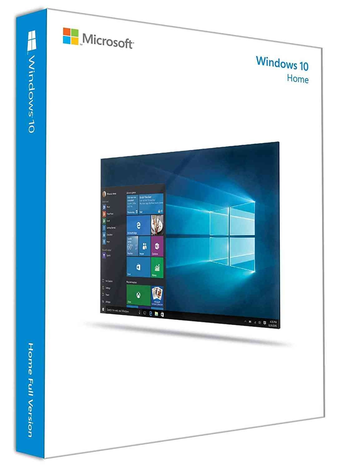 Software Microsoft Windows 10 Home English FPP: 32 and 64 Bits on USB 3.0 Included - Full Retail Pack - 1 PC, 1 User | Email delivery in 1 hour during working hours 9am to 5pm