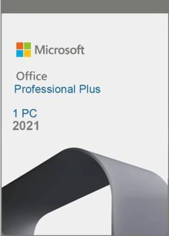 Software Microsoft Office Professional Plus 2021 | Activation Keycard, 32-bit/64-bit, 1.6 GHz, 2-core processor or higher Processor, Retail - Box Packed