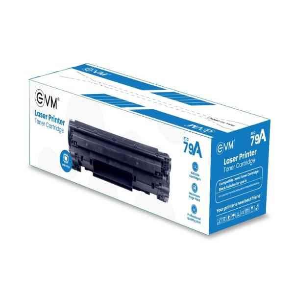 Toner Cartridge EVM Laser Printer ETC 79A | High Productivity, Eco Friendly & Smudge Free Output, Maximum Page Yield Upto 2000 Pages, Easy to Install & Use, Compatible For Wide Usage For HP LaserJet Pro M12a/ M12W, MFP M26a/ M26w M26nw