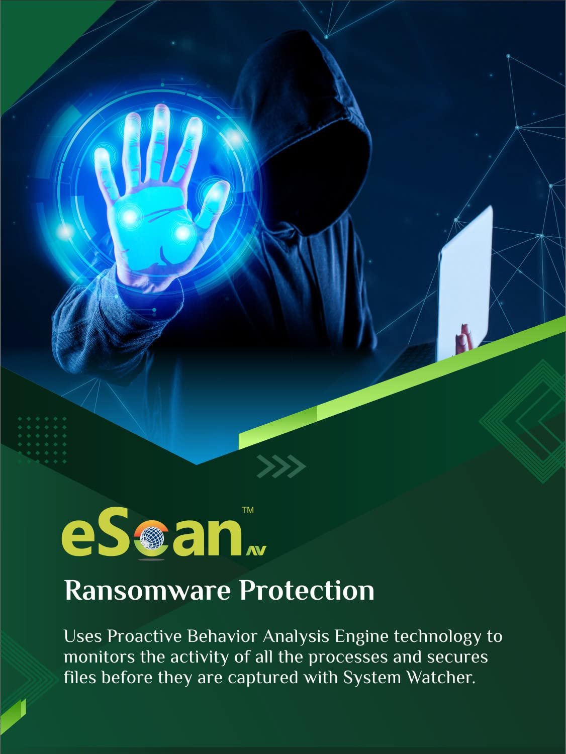 Software eScan Internet Security Suite - v22, 1user, 1year, 1Key (Scratch Card) | mail delivery in 1 hour on your request during working hours 9am to 5pm (Monday to Saturday)