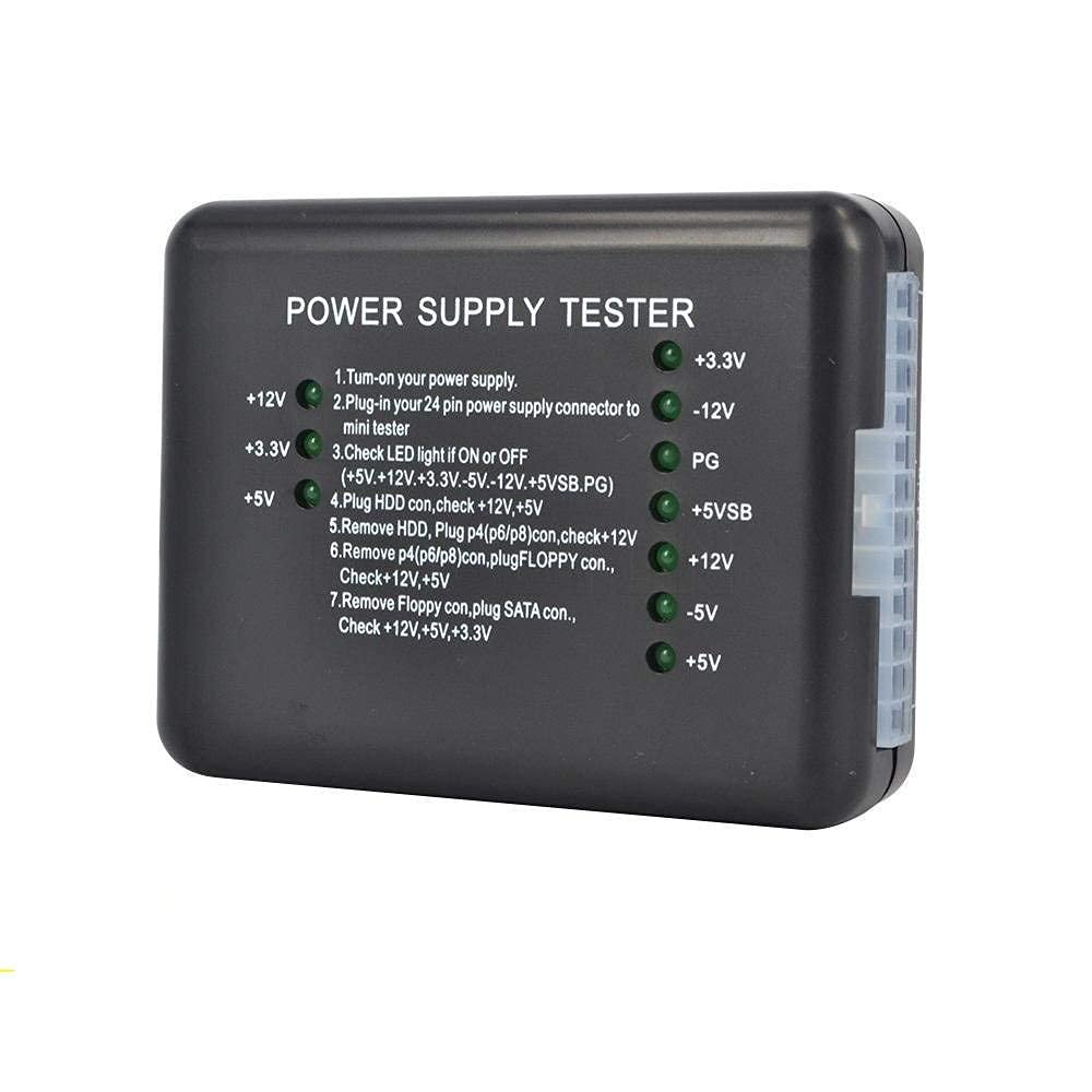 Power Supply Tester 20 or 24 Pin PSU ATX SATA HDD SMPS tester