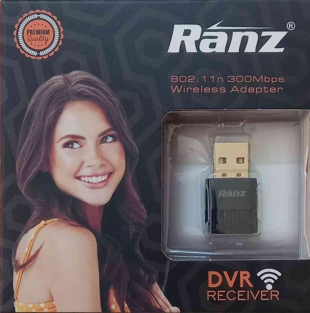 Net USB Wifi Dongle Ranz M-201 HIK (DVR) | 300mbps Wireless USB Adapter, Supports All DVRs, Desktops, Laptops