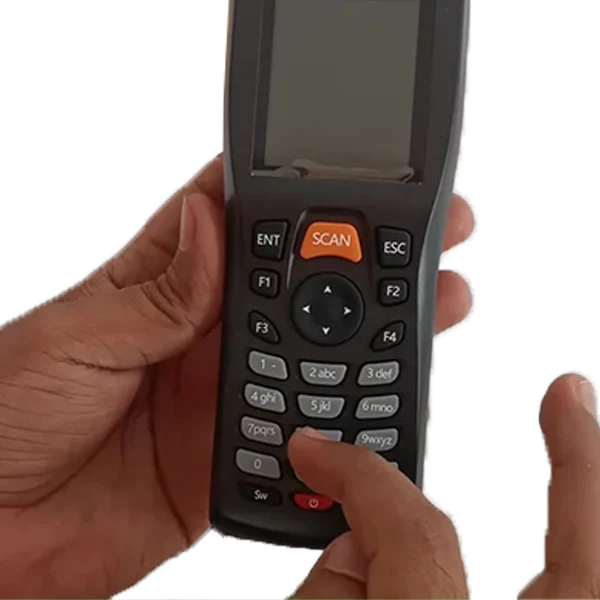 Scanner Barcode DCode Wireless Handheld DC33A2 | For 1D/2D Barcodes, Transmission upto 100mts, LED CCD Imager, Inventory Data Collector, 4mb Storage, USB charging | Black