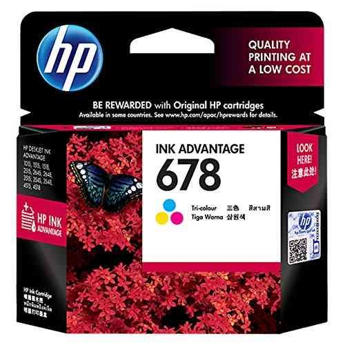 Ink Cartridge HP 678 Tri-color CZ108AA | Compatible with HP Deskjet Ink Advantage 2515 and 2515 e-All-in-One Printers