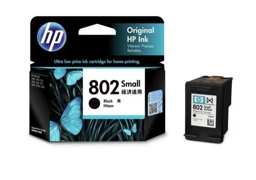 Ink Cartridge HP 802 Small Black CH561ZZ | Compatible with HP Deskjet 1000 Printer series