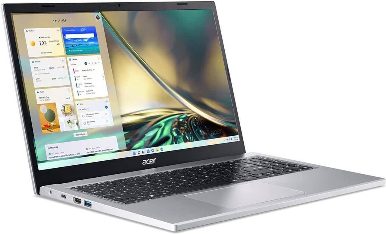 Laptop Acer Aspire 3 A325-53 (UN.34YSI.01P) | 13 Gen Intel Core I5-1334U Processor, 8GB DDR4 RAM, 512GB SSD, Windows 11 Home, 15 Inch (39.62cm) FHD IPS Display, Intel® UHD Graphics, No Bag, Silver