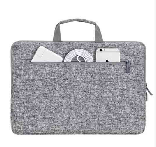 Laptop carry Sleeves 15.6 Inch GP-10318 | Compatible For MacBook & All Other Laptops, Protective Computer Cover Case With Handle Grip, Grey