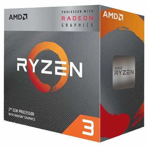 Cpu AMD RYZEN 3 3200G with RadeonVega 8 Graphics Desktop Processor, 4 Cores up to 4GHz 6MB Cache, Socket AM4
