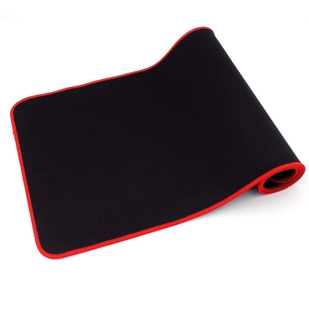 Mouse Pad Multybyte Gaming 600X300X3MM GP-10181 | Nonslip Base Waterproof & Foldable Mat for Desktop Laptop, Keyboard Consoles, Smooth & Textured Surface, Large & Comfy, Black