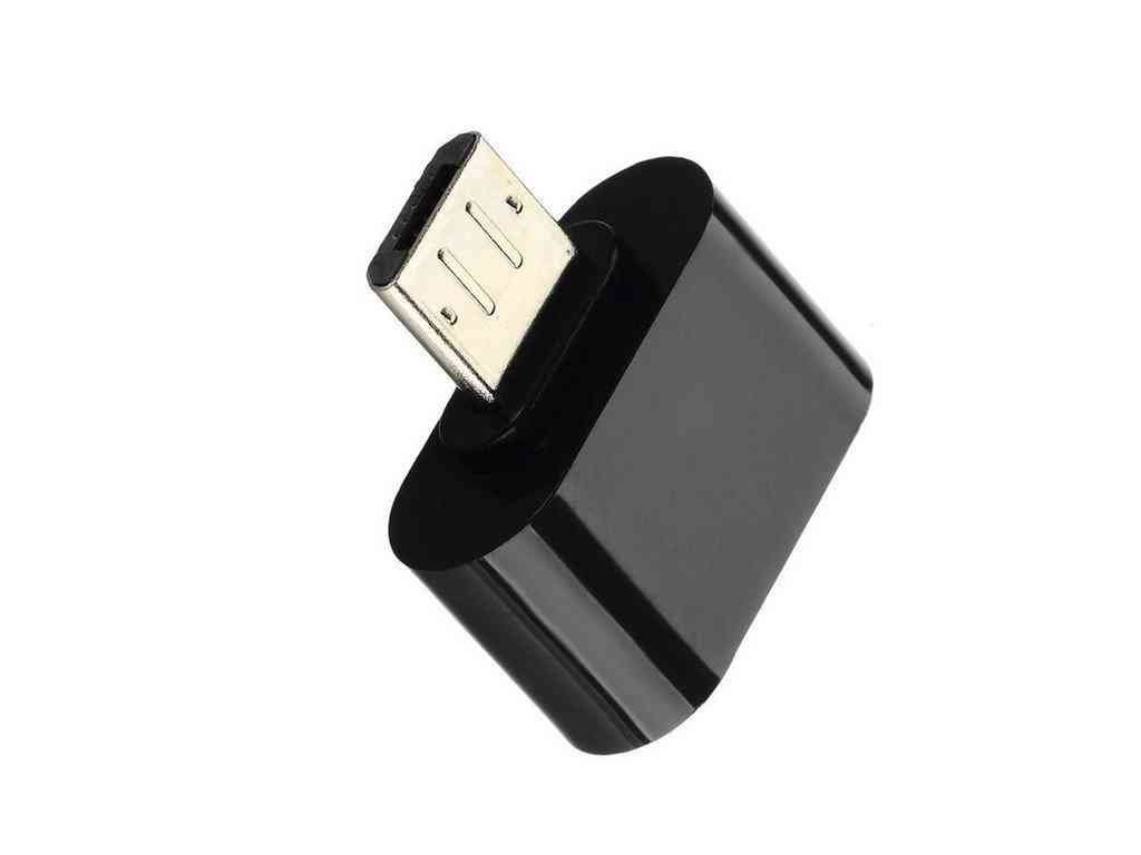 Connector Multybyte GP-10197 Micro USB OTG To USB 2.0 Adapter | Compatible With All Micro Port Smartphones & Tablets, Black & Orange ( Pack of 25 Pcs)