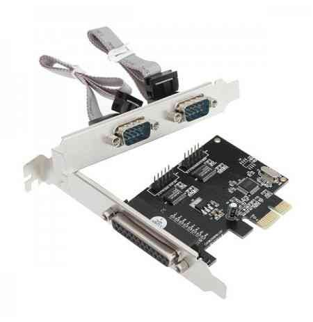 Card Live Tech PCI Express 1x Combo 2 serial+1 parallel Card