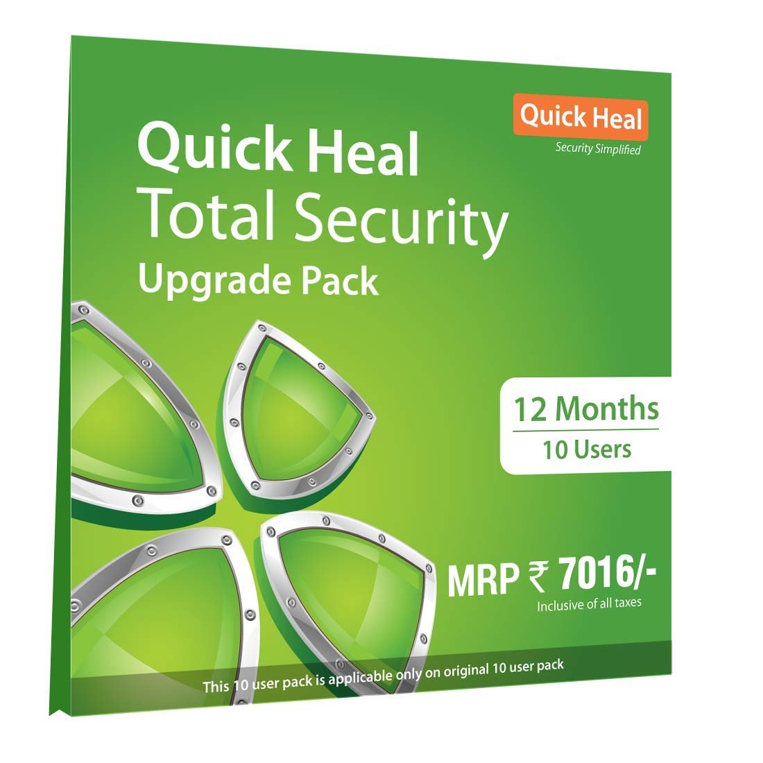 Software Quickheal Total Security Regular 10user 1yrs Renewal | Email delivery in 1 hour during working hours 9am to 5pm