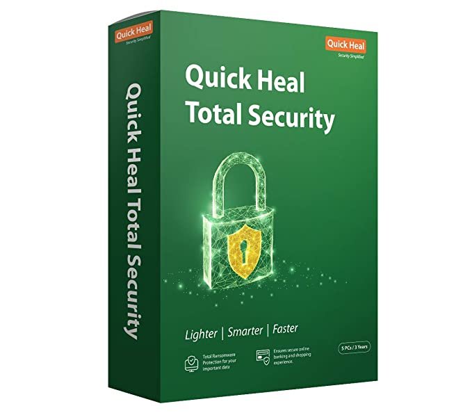 Software Quickheal Total Security Standard 5User 3yrs | Email delivery in 1 hour during working hours 9am to 5pm