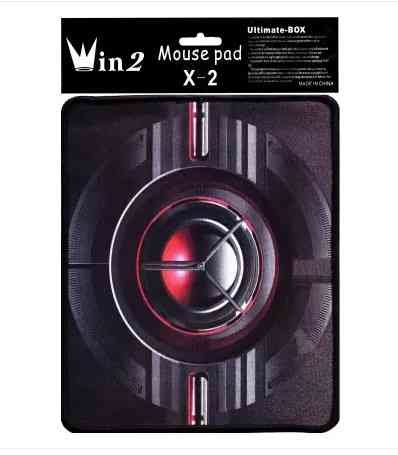 Mouse Pad X2 with Micro-Textured Surface, Non-Slip Rubber Base Mousepad (Black, Multicolor)