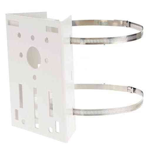 Stand CCTV PTZ Camera Pole Mounting Clamp/Bracket with 2 Nos. 200 MM SS Rings, for Indoor & Outdoor Usage, Universal Compatible with 1MP to 12MP Resolution Camera