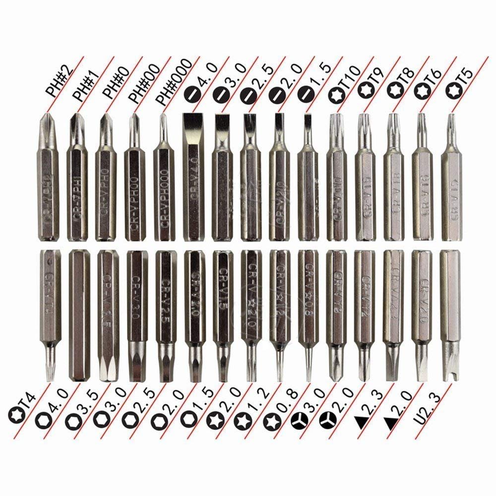 Screwdriver 30 bits in 1 mini set | With Magnetic Flexible Extension Rod