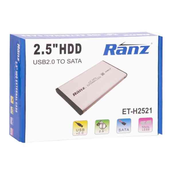 Casing Ranz SATA External 2.5" M-2521 | Portable Hard Disk Cover Case Enclosure USB 2.0, For Laptop Hard Disk