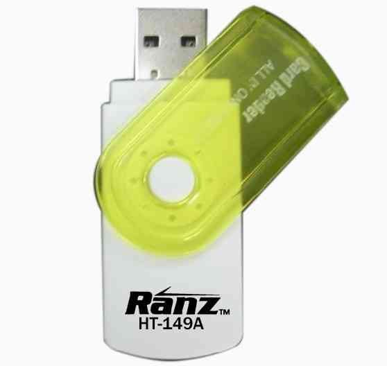 Card Reader Ranz Usb 2.0 All in One Super Speed Multi Function Card for Micro SD, SDHC Cards