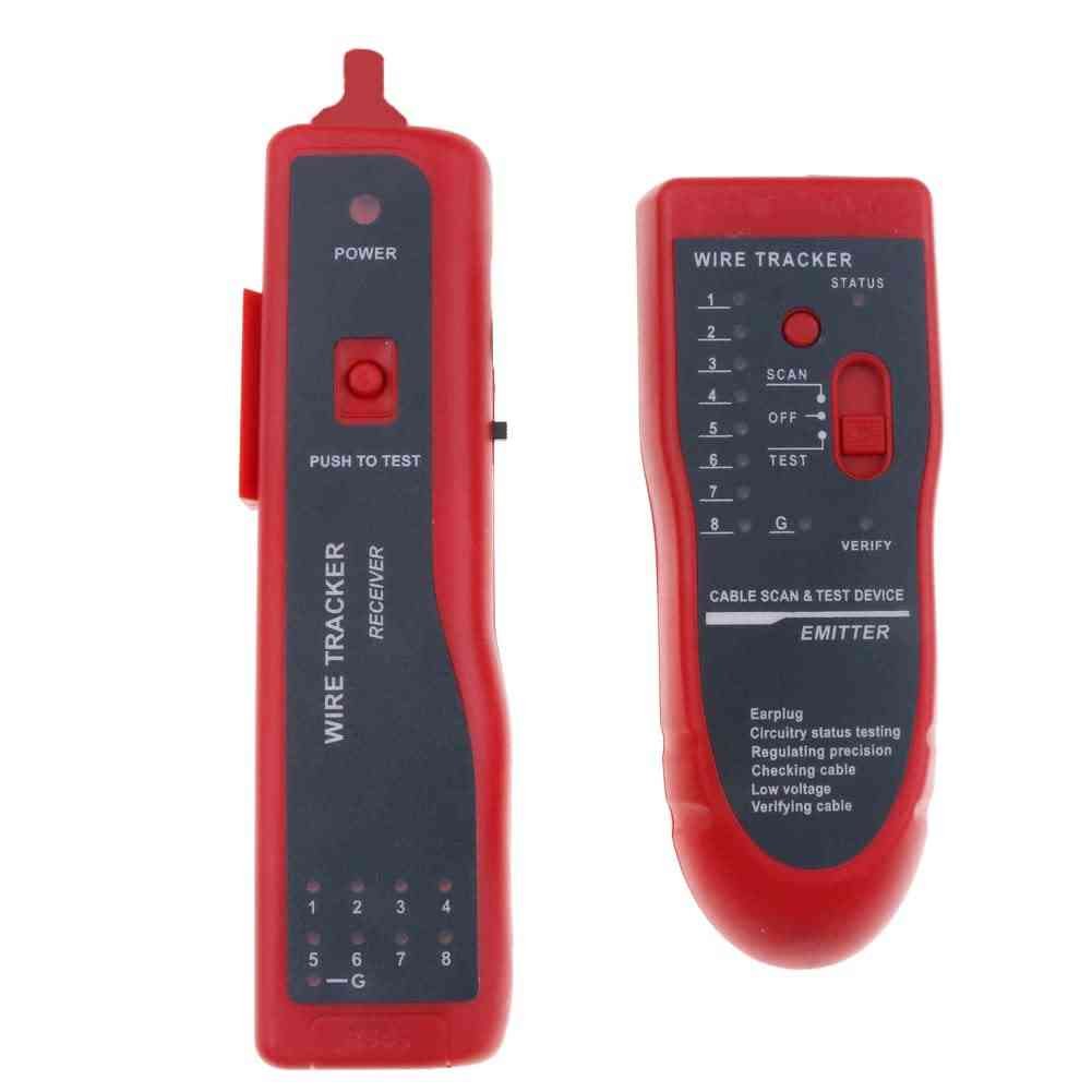 Line Finder for Communication Lines, Network Cable Tester LAN RJ45, RJ11, Wire Tracker, Phone Generator Tester, Diagnose Tone Networking