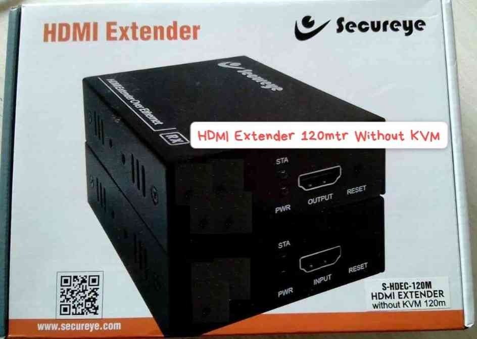 Cable Extender Hdmi Secureye 120mtr SC-S-HDEC-120M-N | Transmission distance 120 meters, HDMI extender via Cat5 / Cat6 HDMI 1.3, Use CAT6E network cable instead of HDMI cable for Transmission distance