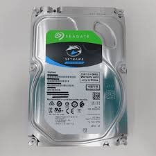 Harddisk Seagate Skyhawk 4tb surveillance HDD | 3.5 Inch Internal SATA (SATA/600), Conventional Magnetic Recording (CMR) Method, Network Video Recorder, Camera, Video Recorder Device Supported (ST4000VX016)