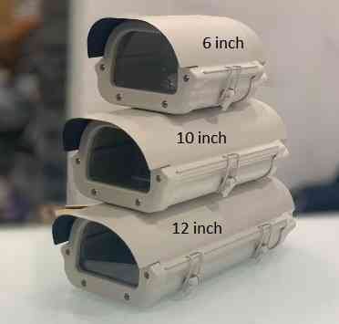 Camera Case CCTV Housing 6 inch | Outdoor Weatherproof 6" CCTV Security Surveillance Camera Housing Enclosure | Mounting Stand Buy Separately