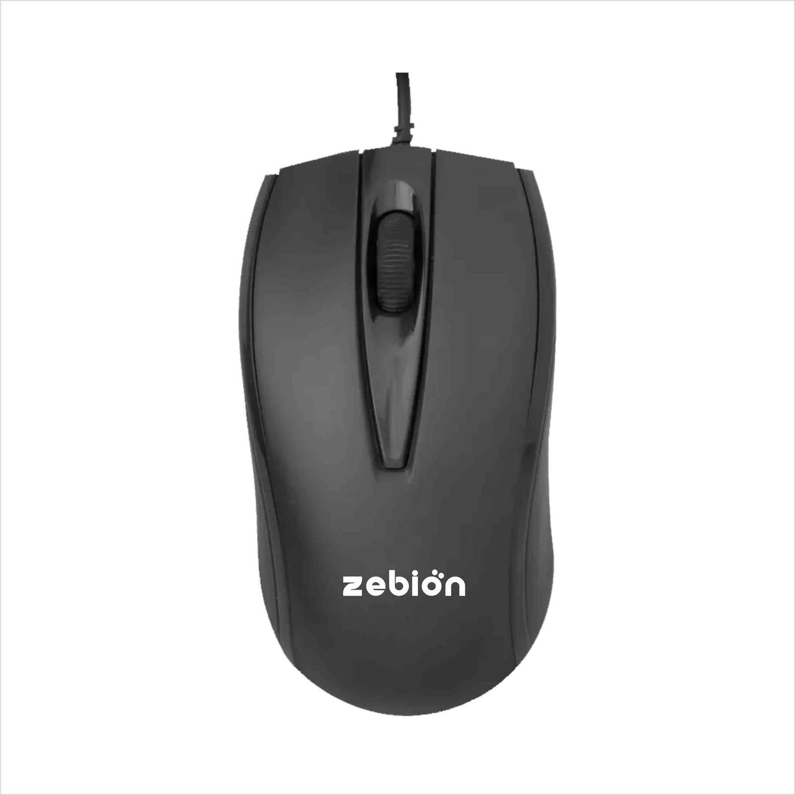 Mouse Zebion Wired Optical Z70+ | USB 3.0, 1200 DPI, Ultra Smooth Movement, 5 Million Clicks, Silicon Roller (Black) | Buy 5nos & get a Zebion String Bag Free