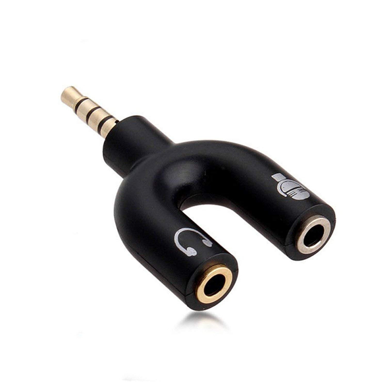 Convertor Audio Jack to Headphone + Microphone (Specially Design for Mobile & Tablet)