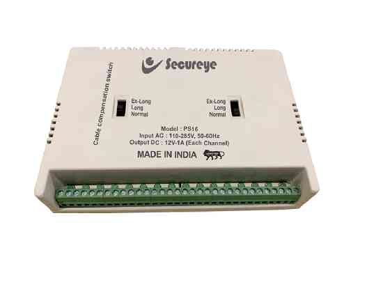 CCTV Camera Power Supply Secureye 20A SC-S-1600-IB | 16 channel Smps for CCTV Equipment