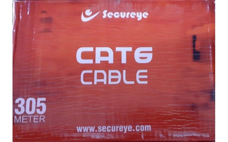 Cable Secureye Cat6 305 Mtrs LAN (4 pair) Alloy SC-S-A6-305M