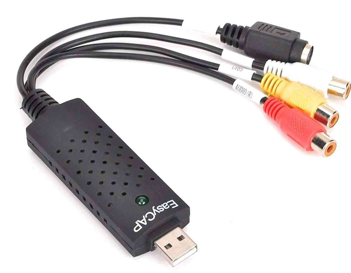 Convertor EasyCAP USB 2.0 Audio/video GP-10255 | Digitize and Edit High-quality Video from any analog source including VCR, VHS, DVD