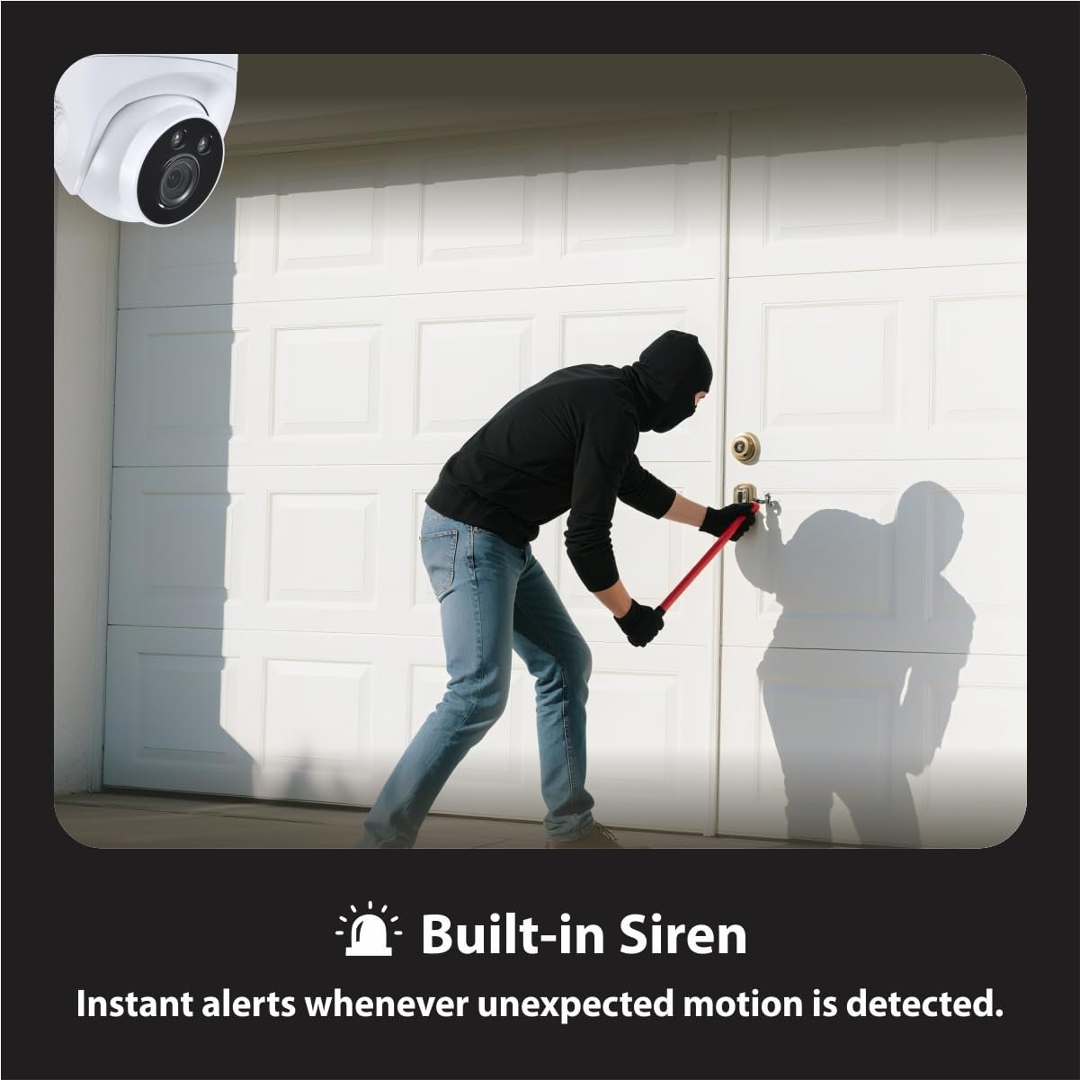 Security Camera CP Plus Ezykam EZ-M32T | 3MP 4G Camera, 4mm Lens, IR Distance Of 20-30 Mtr, Day/ Night Vision, Built-in Speaker, Two-Way Talk, Works With Google Home, Support Micro SD Card Upto 256GB, White